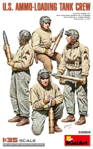 min53069 1/35 U.S. AMMO-LOADING TANK CREW. 2ND EDITION