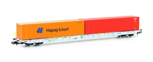 Hobbytrain-H23103-Container-wagen-Sggnss80-Boxxpress Hobbytrain H23103 1/160 CONTAINERWAGEN SGGNSS'80 BOXXPRESS Tp. VI